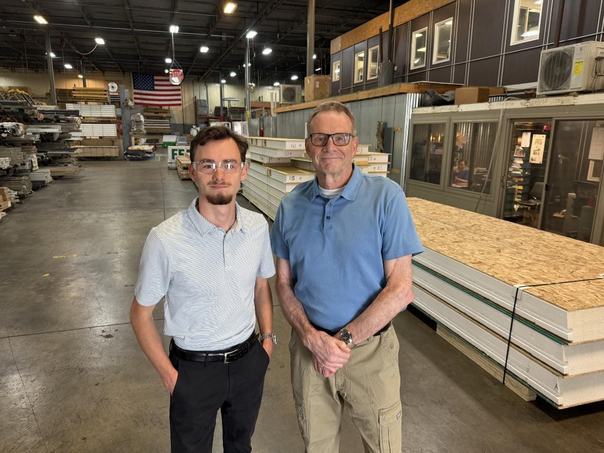 The family team behind South Jersey Sunrooms & Decks at their sunroom fabrication facility